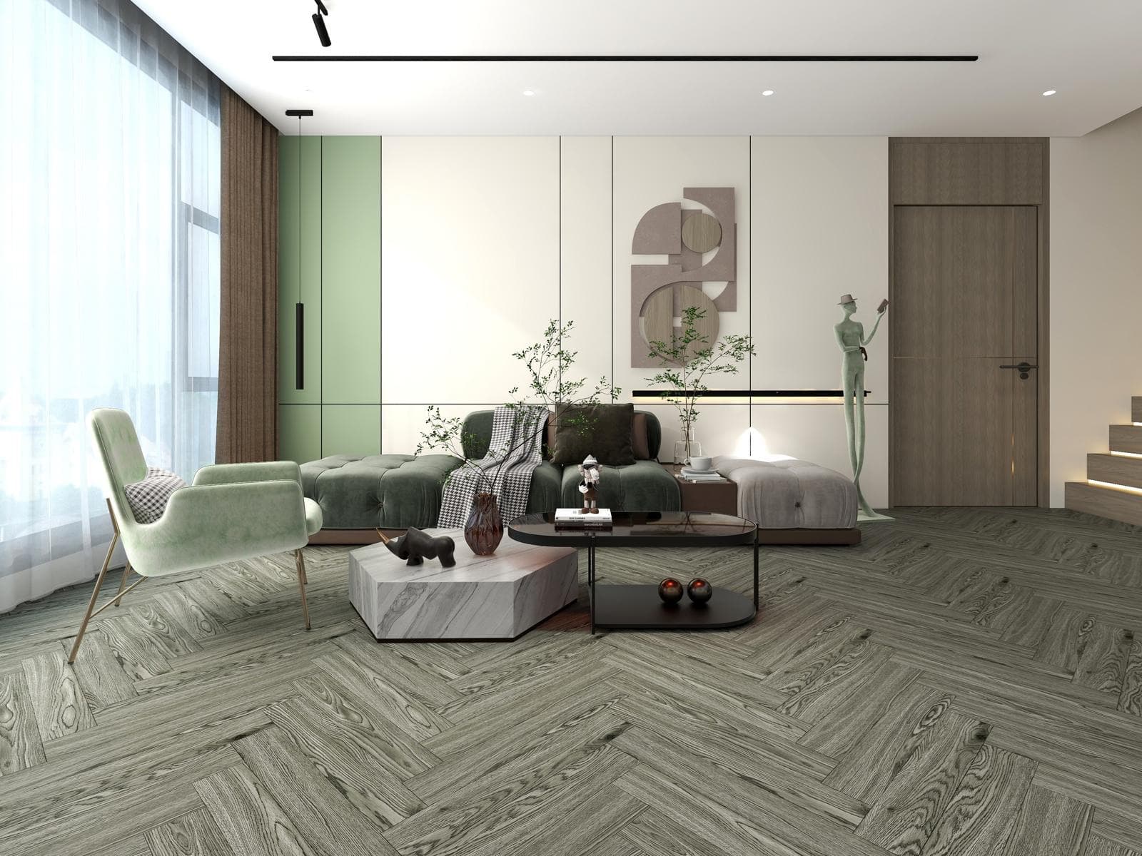 Endurance Pro Herringbone, Dark Grey