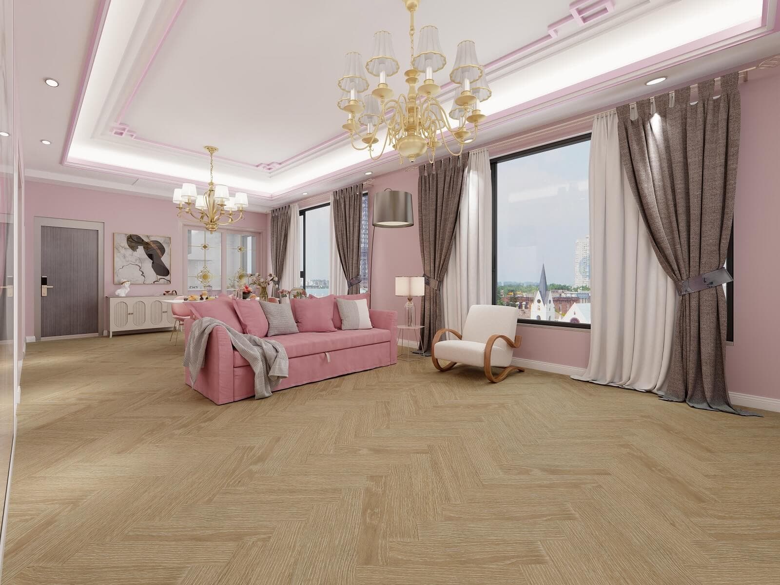 Elegance Plus Herringbone, Luna