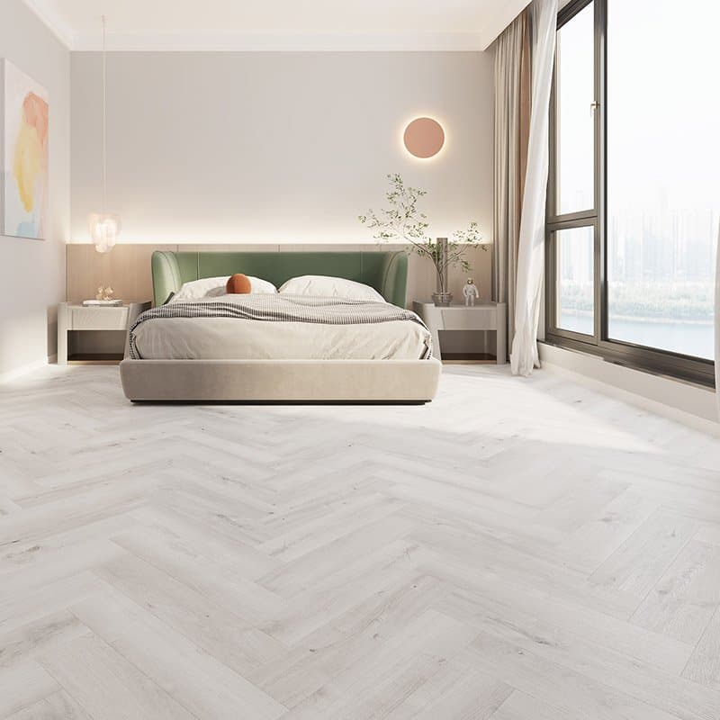 Alva Herringbone, Pewter Light Oak