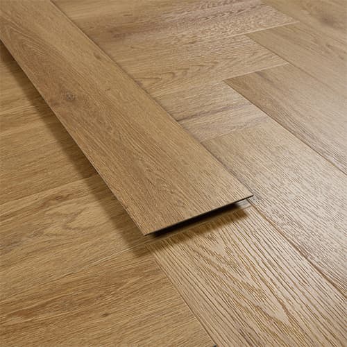 Artisan Herringbone, Brushed Oak